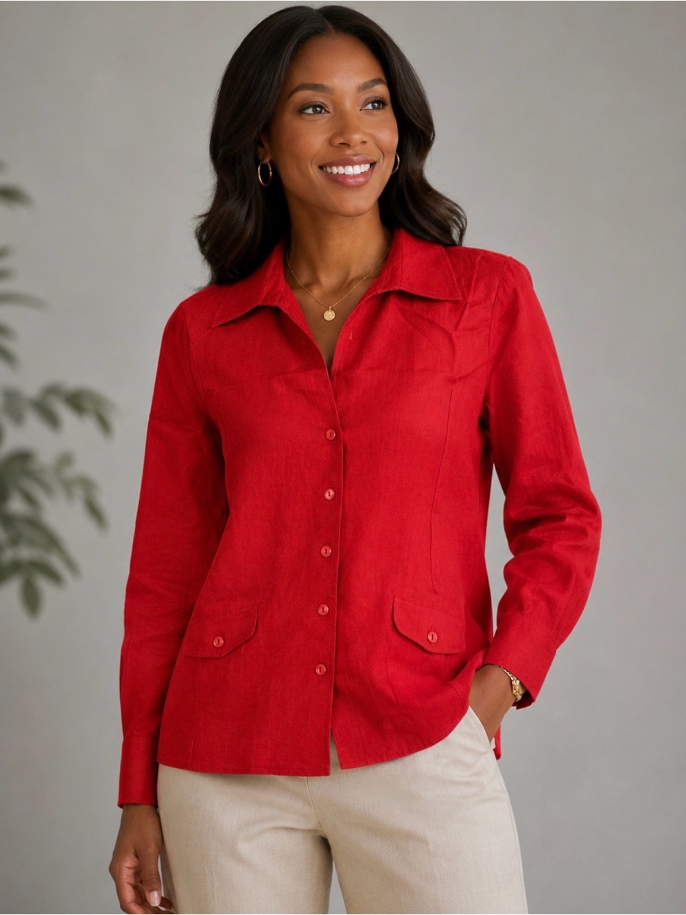 Women’s Jones New York 100% Linen Lightweight Jacket Chic City Retro Career Sz 6